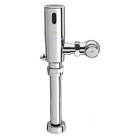 Toilet Automatic Flush Valve, 1.1 gpf gpf, Polished Chrome, 1 in, 1 1/2 in Spud Coupling