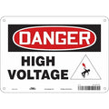 Safety Sign, 7 in Height, 10 in Width, Fiberglass, Vertical Rectangle, English, 479P33