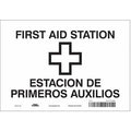 First Aid Station/Estacion De Primeros Auxilios, 10 in W x 7 in H, Vertical Rectangle, Vinyl, 471T90