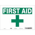 First Aid, 10 in W x 7 in H, Vertical Rectangle, Vinyl, 471V17