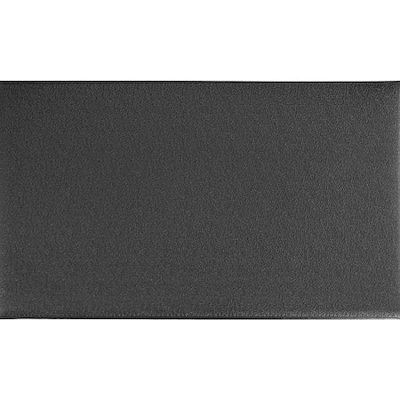 Antifatigue Mat, 3 ft L x 60 ft W, 1/2 in Thickness, Foam, Black