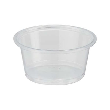 Portion Cup, 2 oz., Plastic, Clear, PK2400