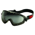 Safety Goggles, Gray Lens, Scotchgard Anti-Fog & Anti-Scratch, Indirect Vent, GoggleGear Series
