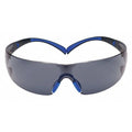 SecureFit 400, Safety Glasses, Scotchgard Anti-Fog & Anti-Scratch, Gray Lens, Blue/Black Frame