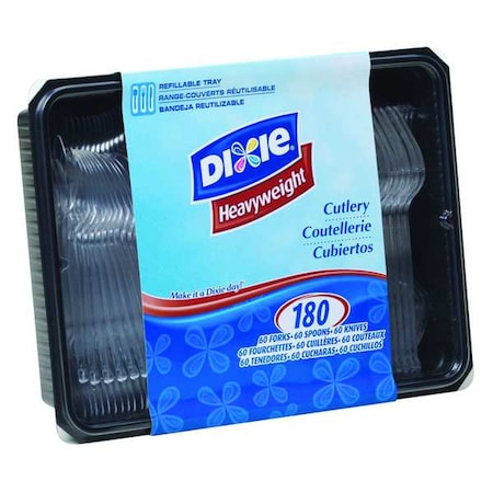 Disp Cutlery Set, Heavy Wt, CH0180DX7, PK10
