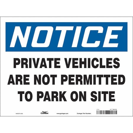 Traffic Sign, 18 in Height, 24 in Width, Vinyl, Horizontal Rectangle, English