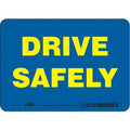 Traffic Sign, 5 in H, 7 in W, Polyethylene, Horizontal Rectangle, English, 477N27