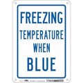 Traffic Sign, 10 in H, 7 in W, Polyethylene, Horizontal Rectangle, English, 477N58