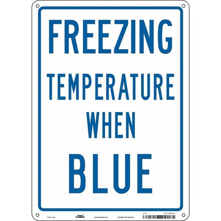 Traffic Sign, 14 in H, 10 in W, Polyethylene, Vertical Rectangle, English, 477N59