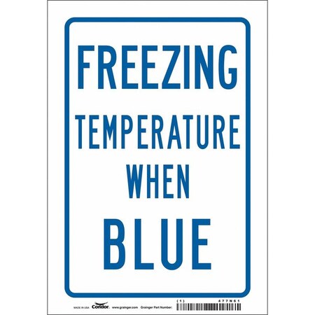 Traffic Sign, 10 in H, 7 in W, Vinyl, Horizontal Rectangle, English, 477N61