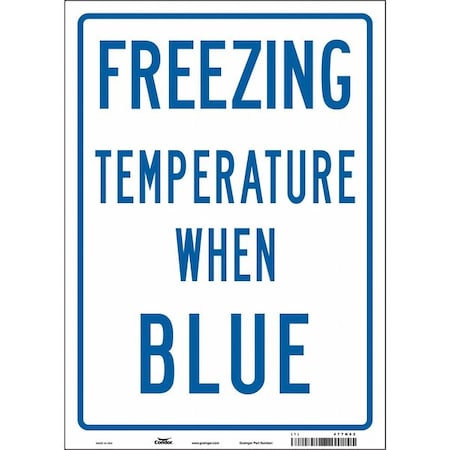 Traffic Sign, 14 in H, 10 in W, Vinyl, Vertical Rectangle, English, 477N62