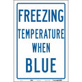Traffic Sign, 18 in H, 12 in W, Vinyl, Vertical Rectangle, English, 477N63