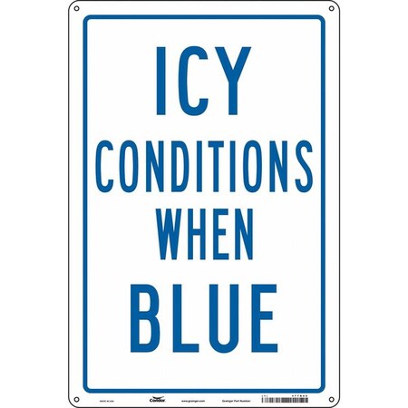 Traffic Sign, 18 in H, 12 in W, Polyethylene, Vertical Rectangle, English, 477N69