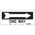 Traffic Sign, 6 1/2 in H, 14 in W, Polyethylene, Vertical Rectangle, English, 477P18