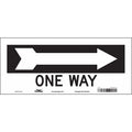 Traffic Sign, 6 1/2 in H, 14 in W, Vinyl, Vertical Rectangle, English, 477P19