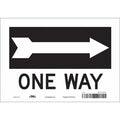 Traffic Sign, 7 in H, 10 in W, Vinyl, Vertical Rectangle, English, 477P24