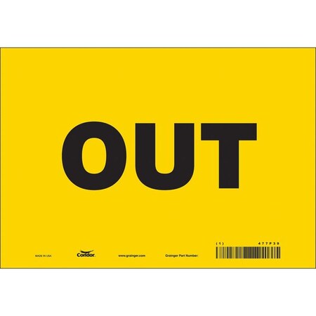 Traffic Sign, 7 in H, 10 in W, Vinyl, Vertical Rectangle, English, 477P39