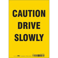 Traffic Sign, 10 in H, 7 in W, Vinyl, Horizontal Rectangle, English, 477R25
