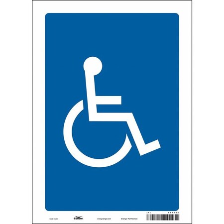 Traffic Sign, 14 in H, 10 in W, Vinyl, Vertical Rectangle, English, 477T82
