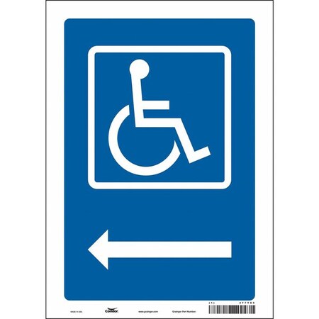 Traffic Sign, 14 in H, 10 in W, Vinyl, Vertical Rectangle, English, 477T85