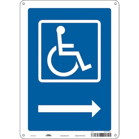 Traffic Sign, 14 in H, 10 in W, Aluminum, Vertical Rectangle, English, 477T86