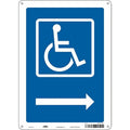 Traffic Sign, 14 in H, 10 in W, Polyethylene, Vertical Rectangle, English, 477T87