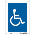 Traffic Sign, 10 in H, 7 in W, Aluminum, Horizontal Rectangle, English, 477T77
