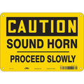 Traffic Sign, 7 in H, 10 in W, Aluminum, Vertical Rectangle, English, 477U75