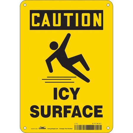 Traffic Sign, 10 in H, 7 in W, Aluminum, Horizontal Rectangle, English, 477U51