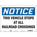Traffic Sign, 10 in H, 14 in W, Polyethylene, Horizontal Rectangle, English, 477V19