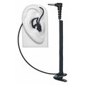 Tubeless Earpiece, Black, Push To Talk No