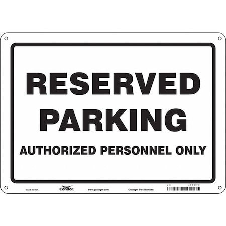 Traffic Sign, 14"W, 10" H, 0.032" Thickness, 477W72