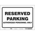 Traffic Sign, 10" W, 7" H, 0.004" Thickness, 477W75