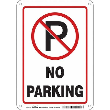 Traffic Sign, 7" W, 10" H, 0.055" Thickness, 477X70