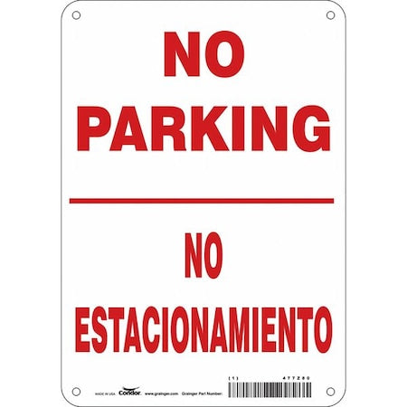 Traffic Sign, 7" W, 10" H, 0.055" Thickness, 477Z80