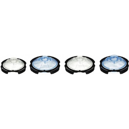 Spray Gun Cup Lid, L Sz, 125 Microns, PK25