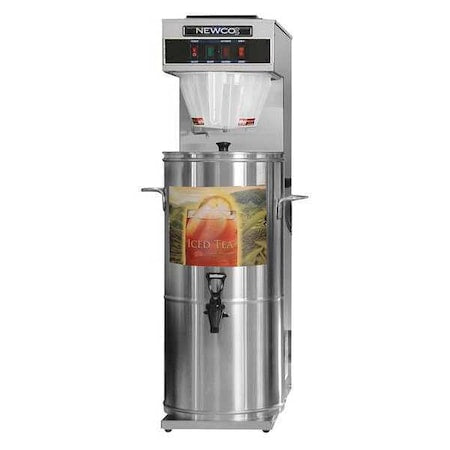 Silver Commercial 3 gal Tea and Coffee Brewer
