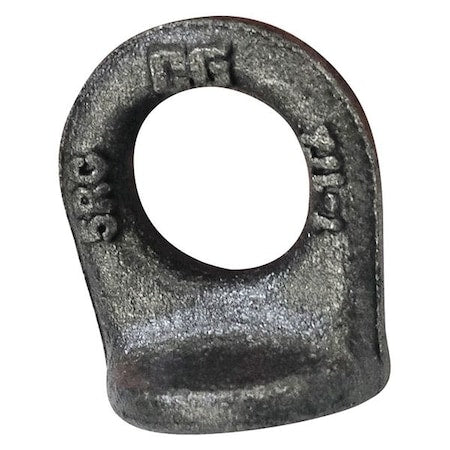 Eye Bolt With Shoulder, 41/64 in ID, Steel, Powder Coat