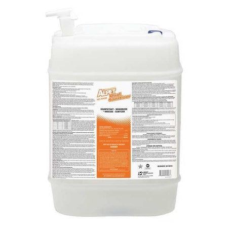 Disinfectant and Sanitizer, 5 gal. Pail, Unscented