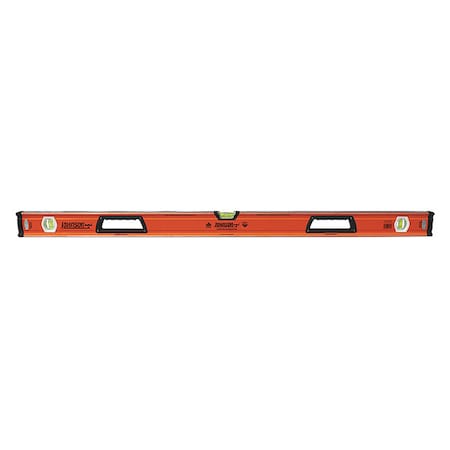 Box Level, Aluminum, 48 in. L, Yellow