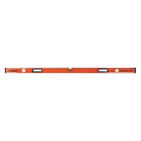 Box Level, Aluminum, 72 in. L, Yellow