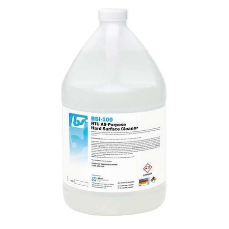Cleaner, Lemon, 1 gal., Bottle, 9.05 lb., PK4