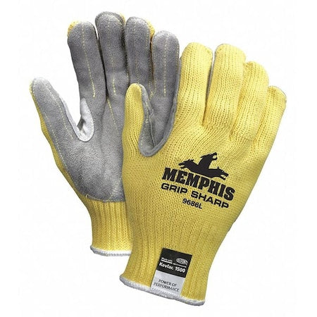 Cut Resistant Gloves, Cut Level A3 , Uncoated , None , M 1 PR