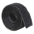 Reclosable Fastener, No Adhesive, 150 ft, 2 in W, Black