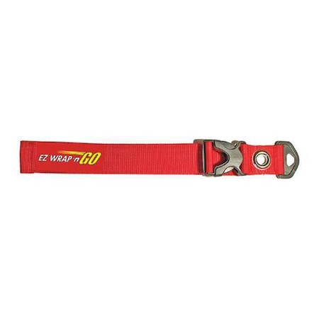 Strap, Red, Nylon, 12 in. L, 1-1/2 in. W