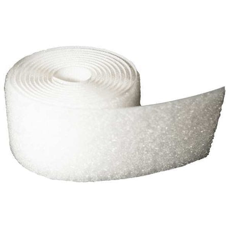 Reclosable Fastener, No Adhesive, 150 ft, 1 in W, White