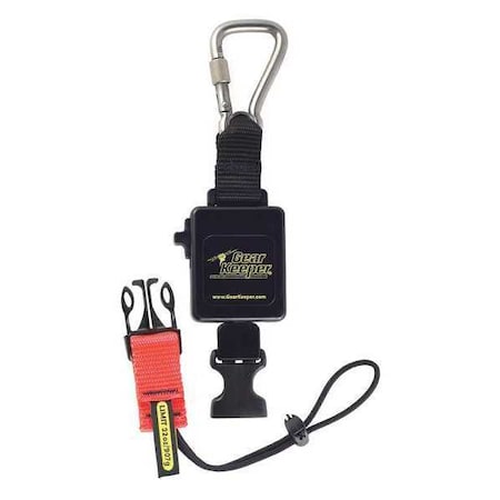 Retractable Tool Lanyard, 55inL, Carabiner