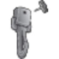 Snap-On Clip,3 in. L,SS,Threaded Stud