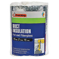 Duct Insulation, Fiberglass, 15 ft. L