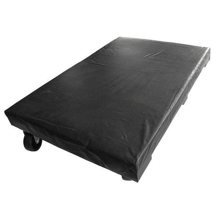 GnrlPrpsDlly, 8in, 36in, Blk, Wood, 1, 200lb
